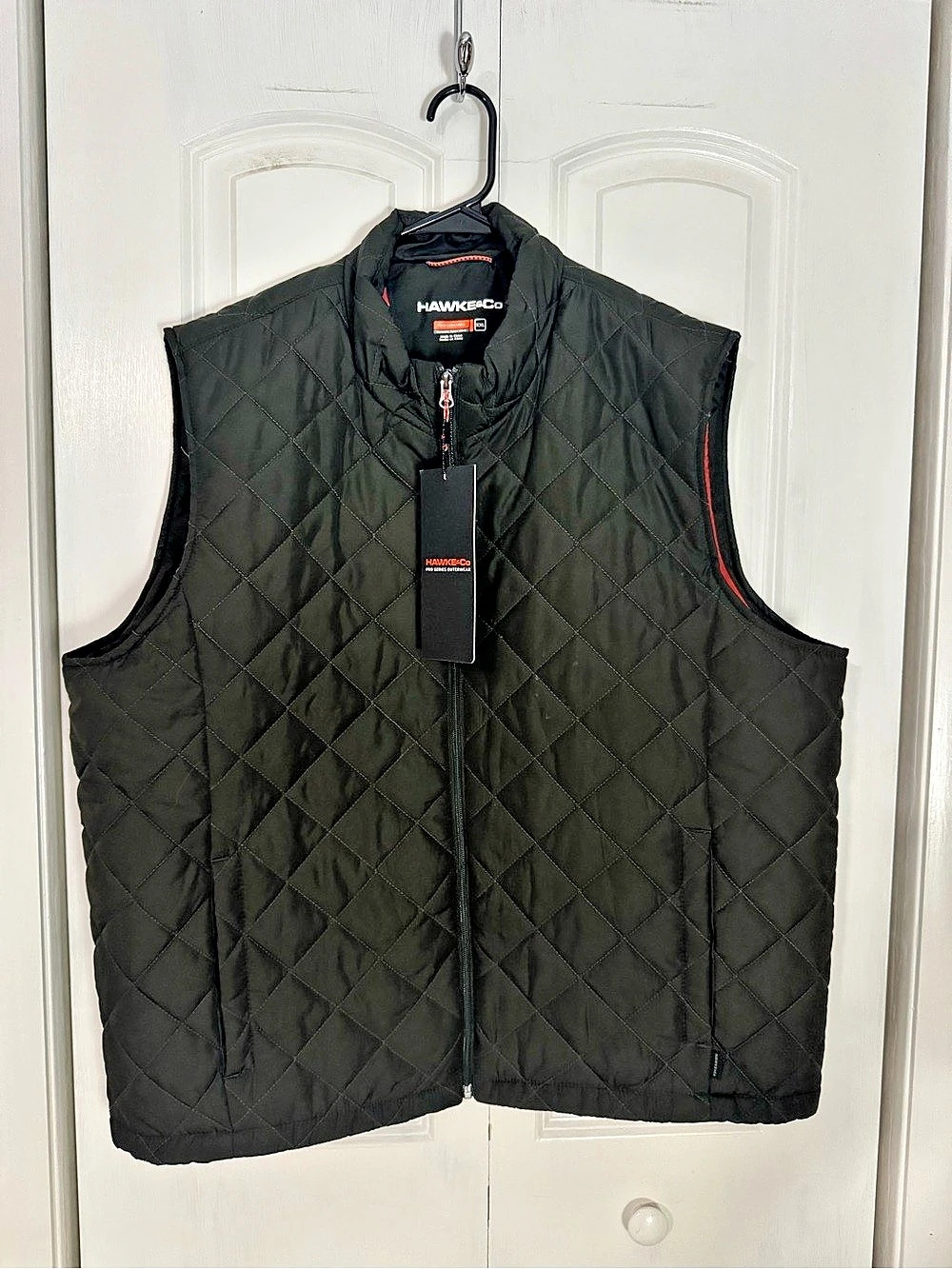 Hawke & Co Performance Quilted Vest Men's Black XXL